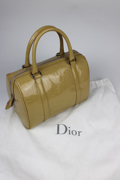 Dior Monogram Patent Boston Bag 2008