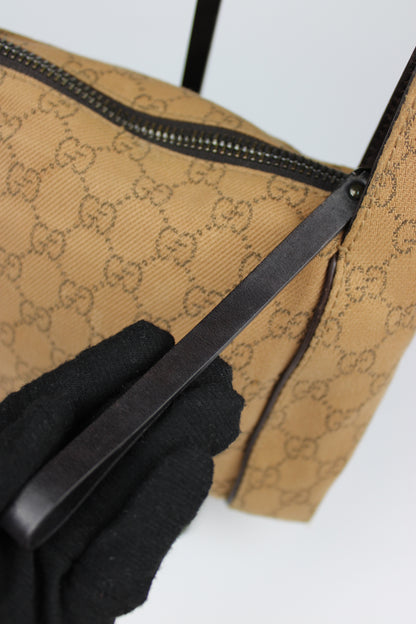 Gucci Monogram Denim Shoulder Bag