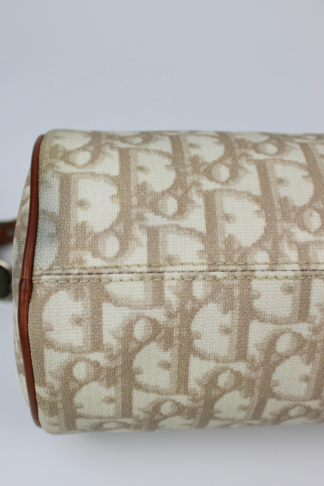 Pre-owned Dior Monogram Romantique Barrel Bag 2007