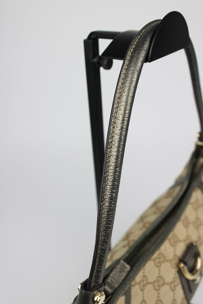 Pre-owned Gucci Monogram Abbey Bag
