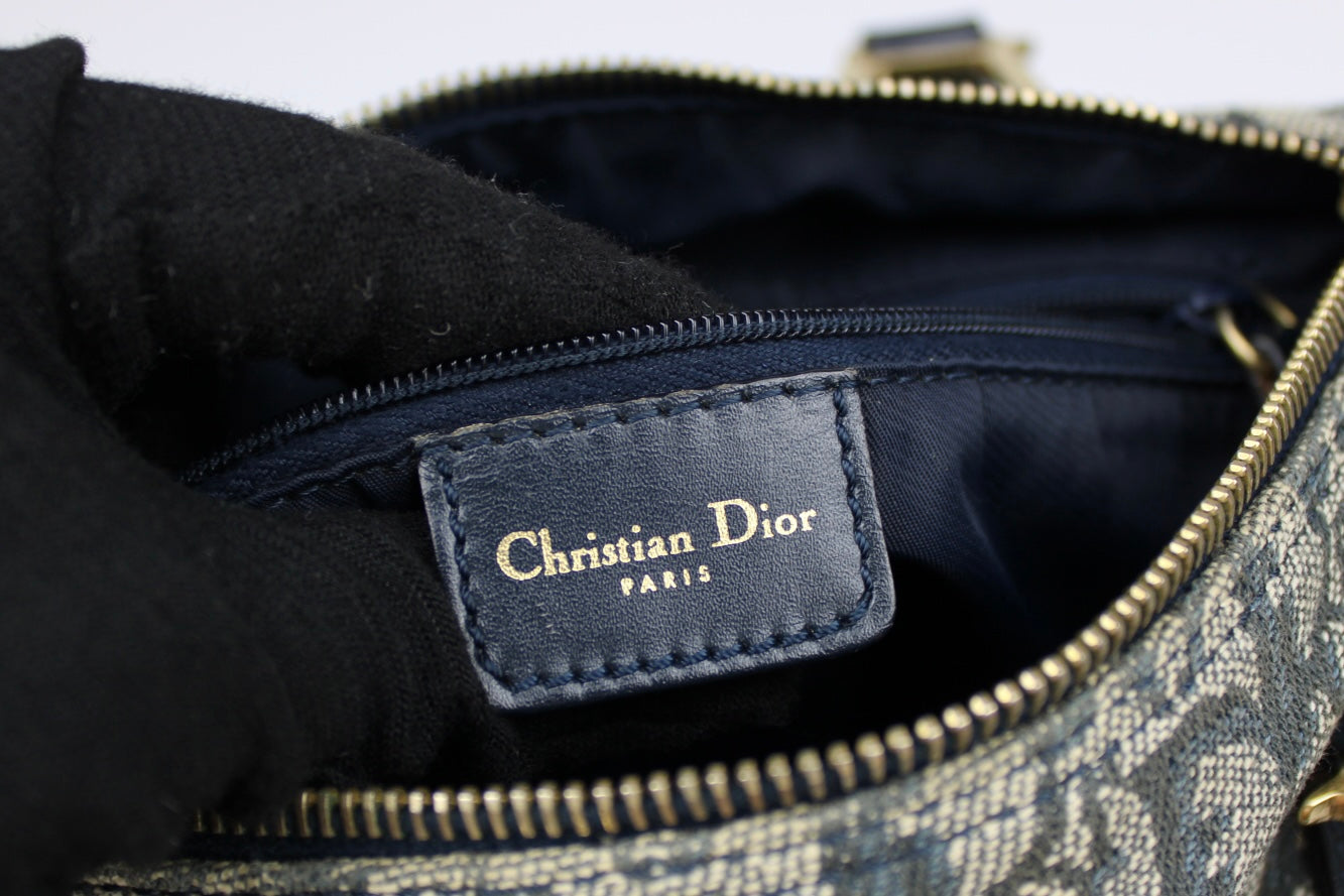 Dior Monogram Trotter Boston Bag 2002