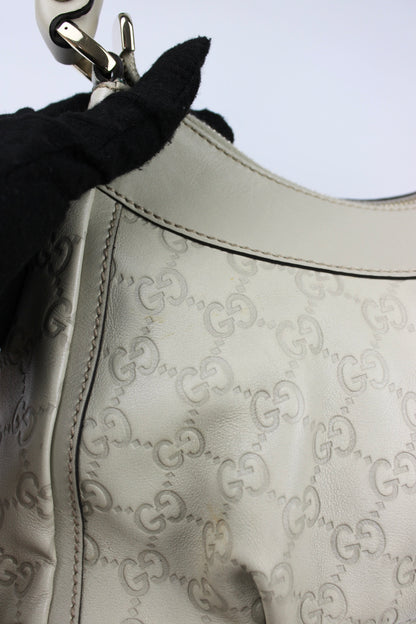 Gucci Monogram Abbey Leather Bag