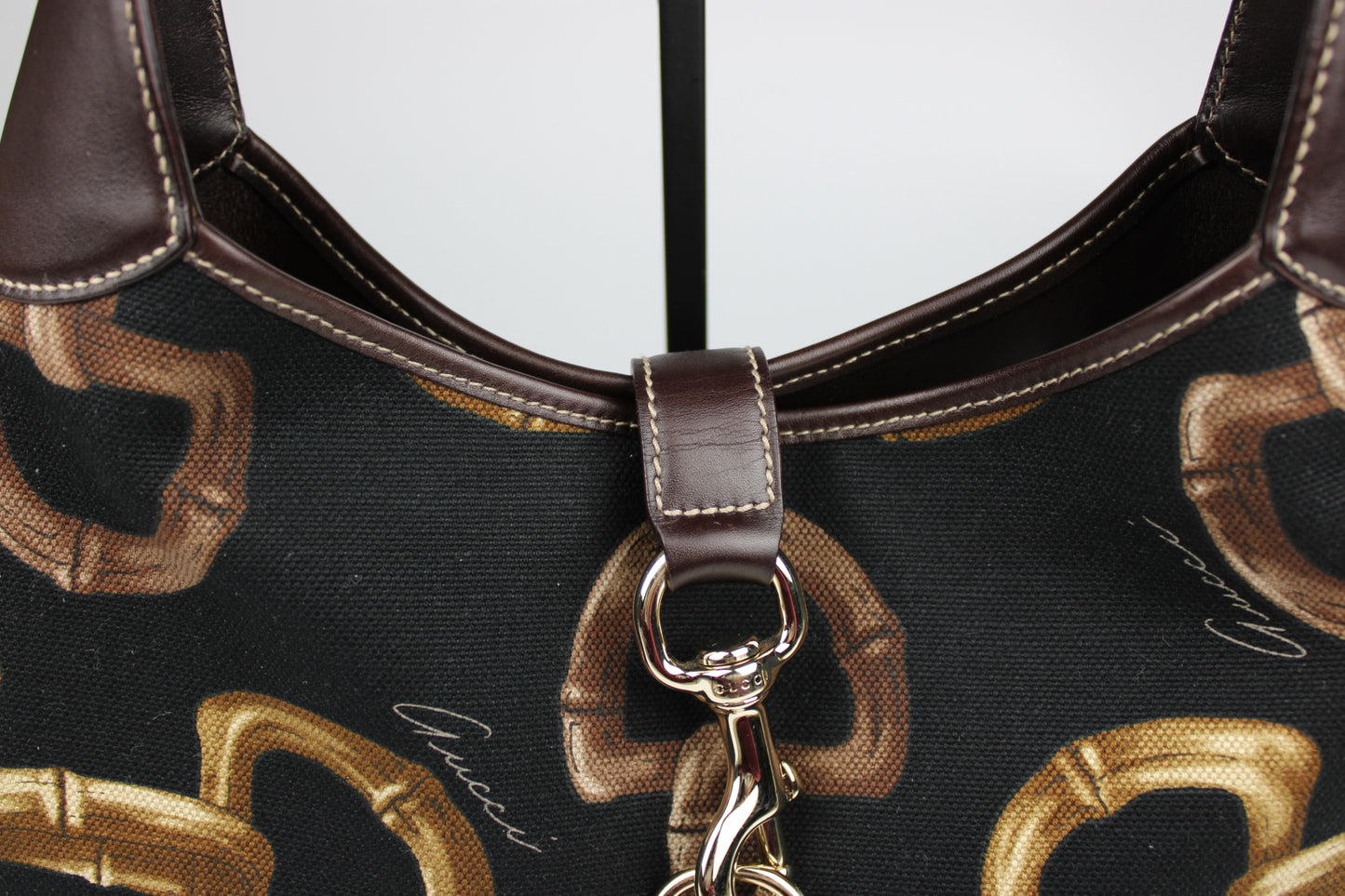 Gucci Horsebit Print Jackie Bag