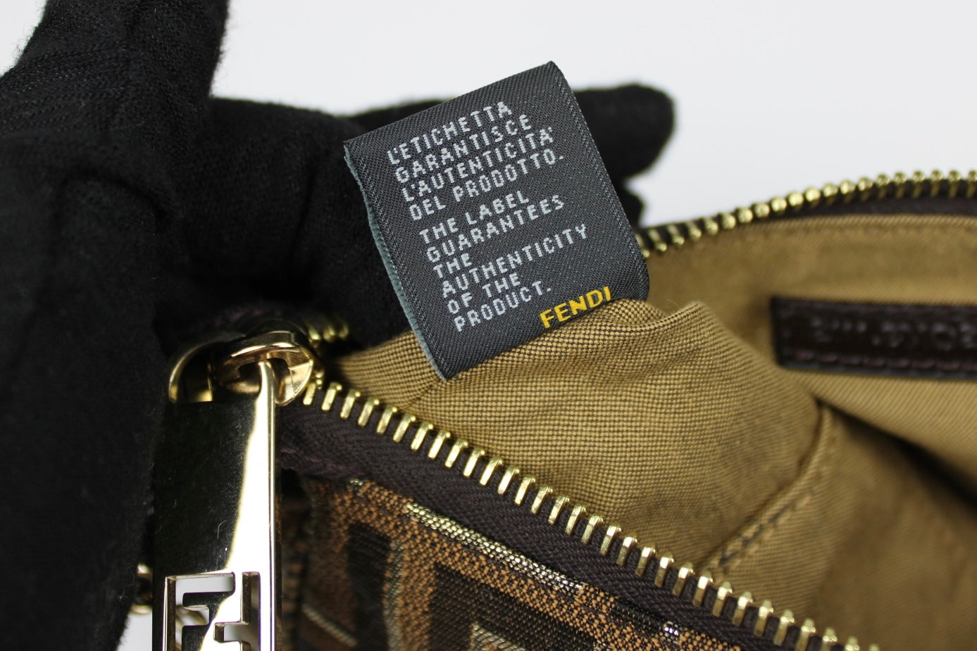 Fendi Zucca 2-Way Pochette Bag