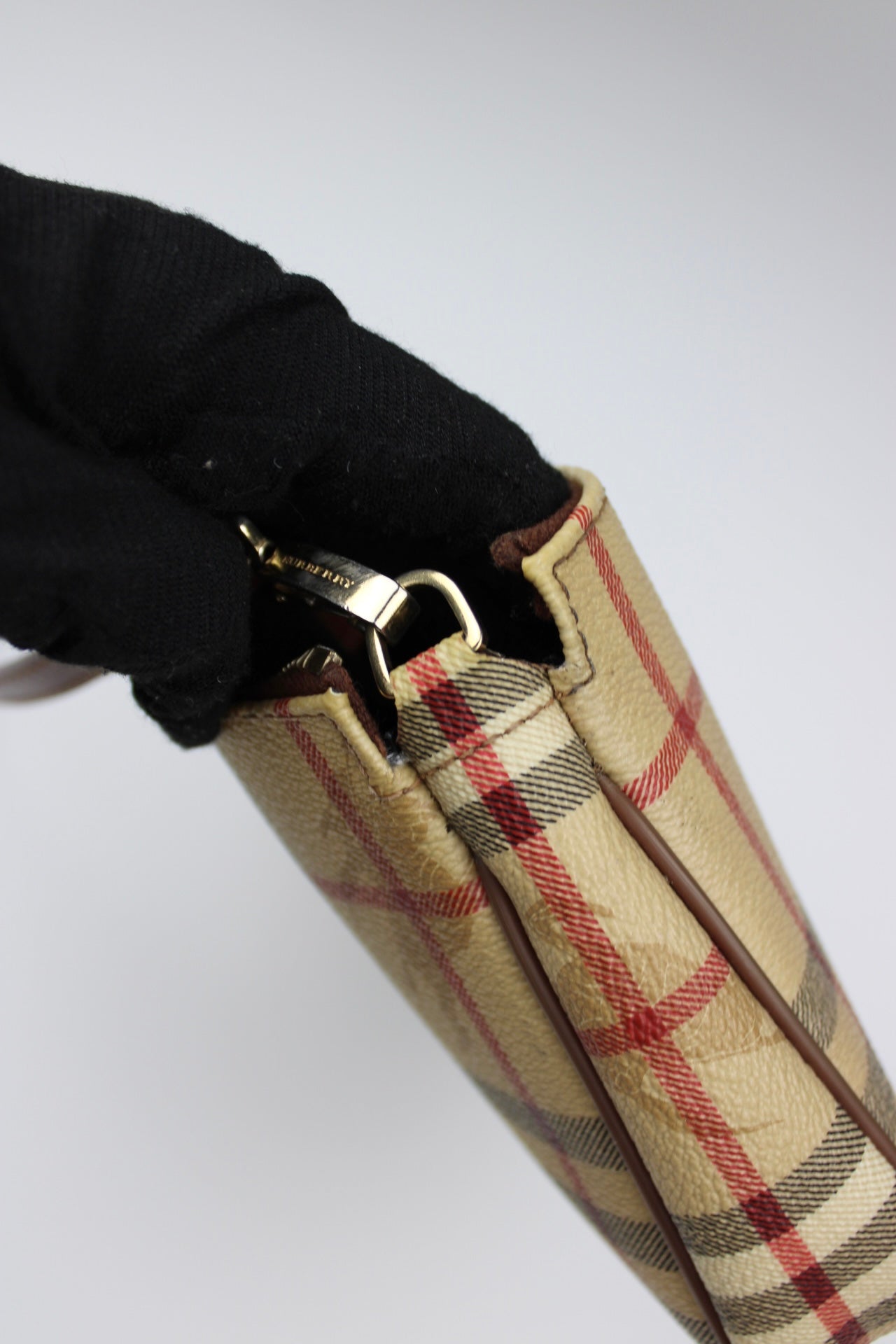 Burberry Haymarket Check Pochette Bag 2003