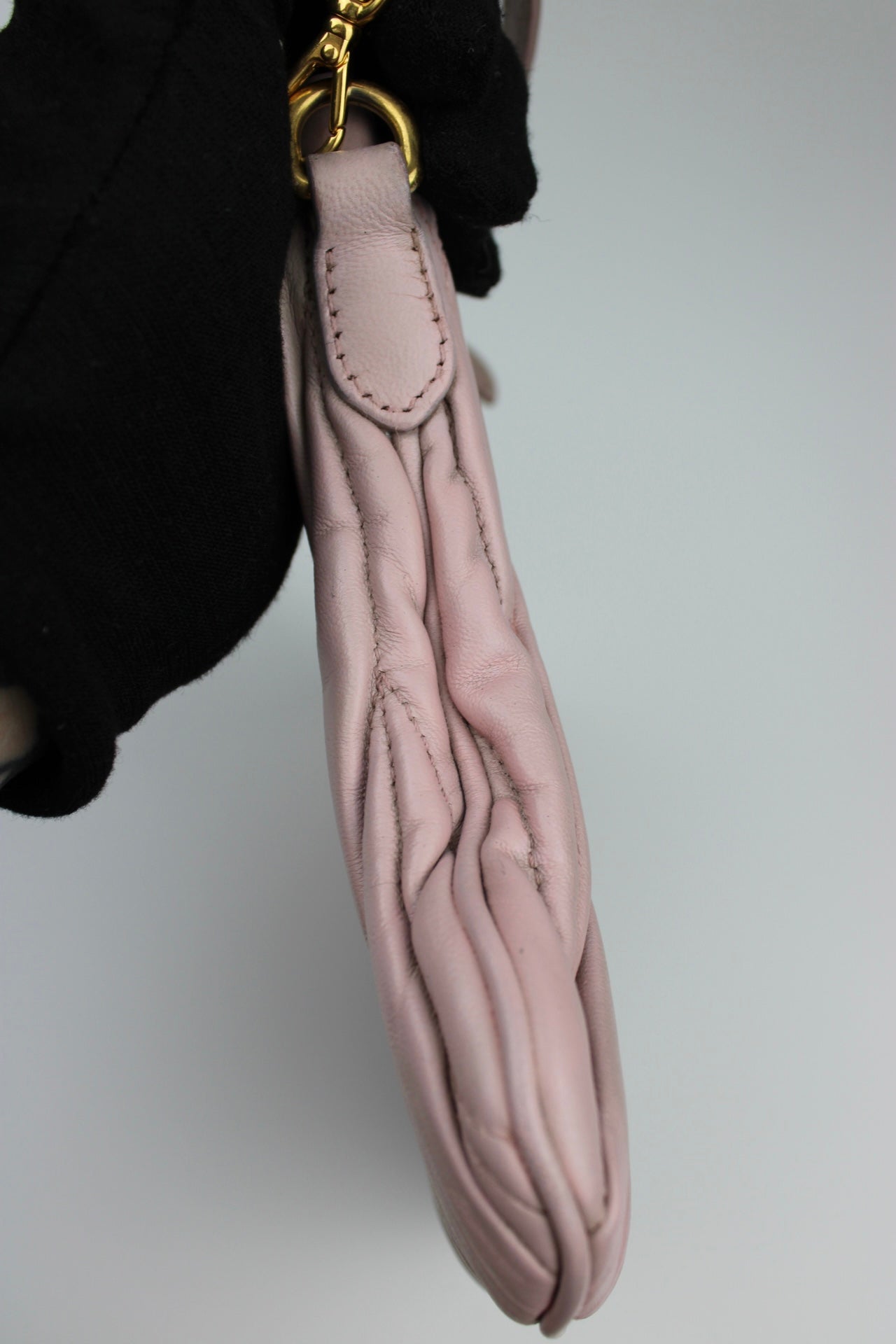 Miu Miu Matelasse Nappa Leather Frame Cross Body Bag