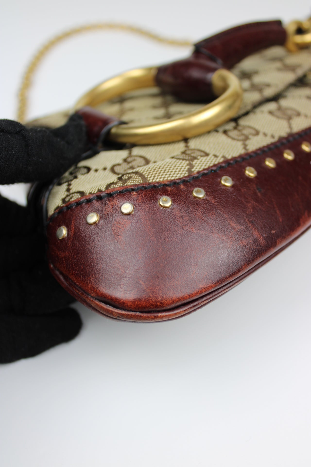 Gucci Tom Ford Monogram Horsebit Bag 2003