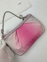 Load image into Gallery viewer, Fendi Zucchino Pochette Charm Strap Pink Bag
