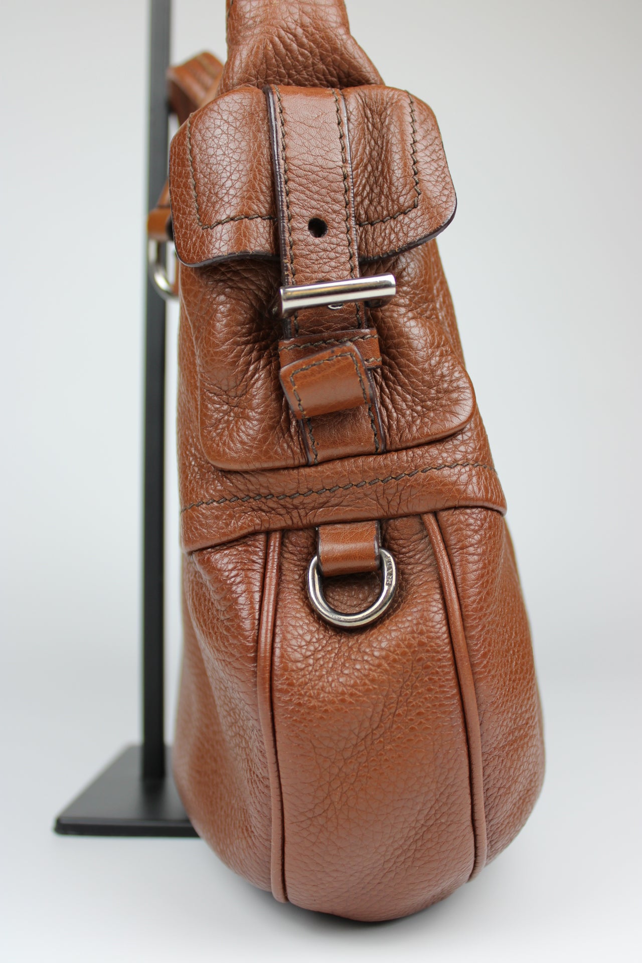 Prada Vit Daino Leather Two Way Bag
