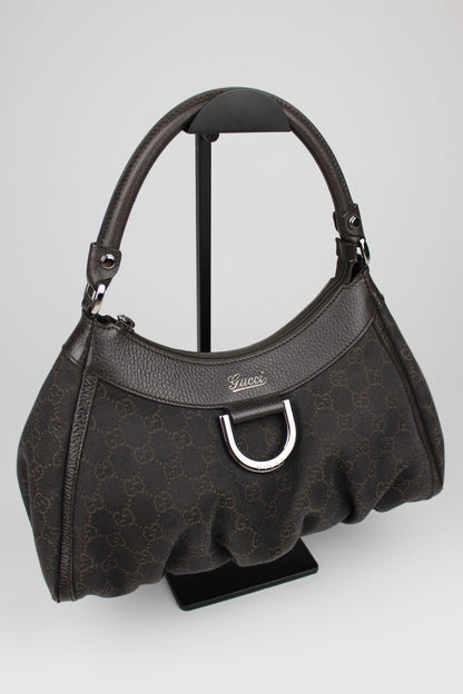 Gucci Monogram Abbey Denim Bag