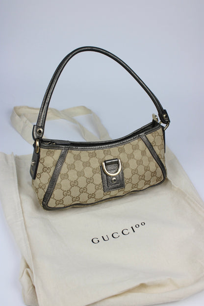 Pre-owned Gucci Monogram Abbey Bag