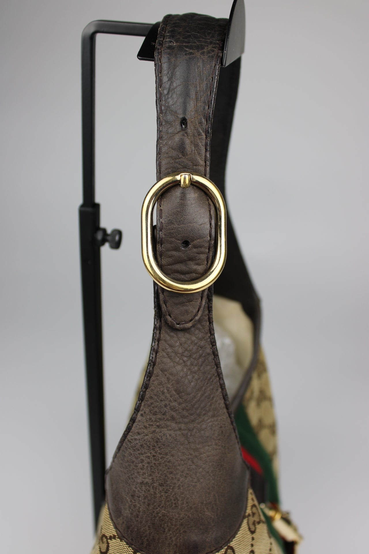 Gucci Monogram Hobo Jackie Bag