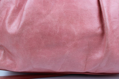 Pre-owned Miu Miu Vitello Lux Pink 2-Way Tote Bag