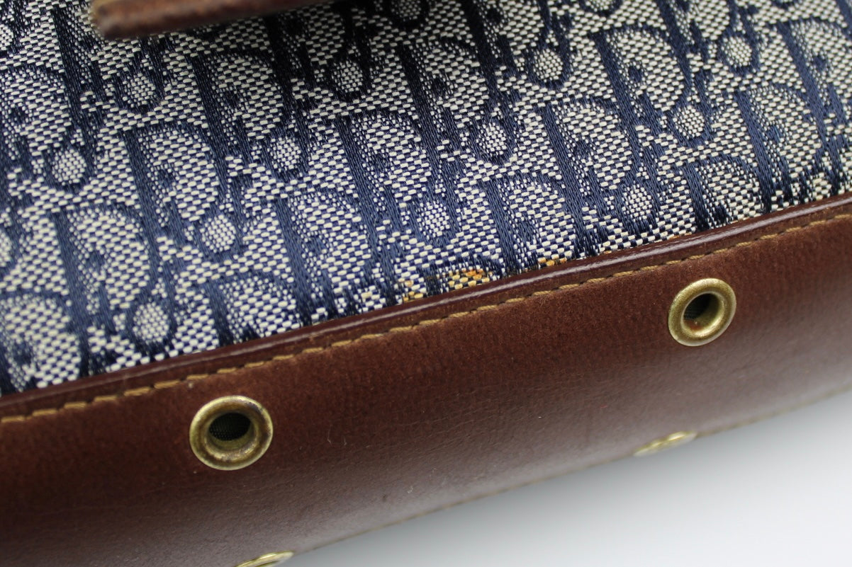 Dior Monogram Columbus Hobo Bag 2002