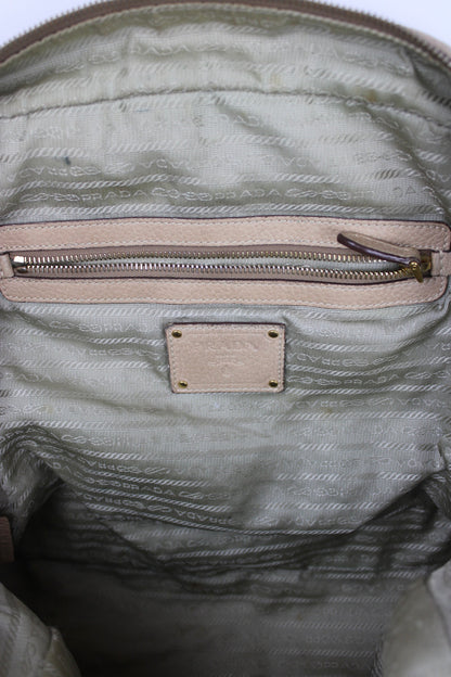 Pre-owned Prada Cervo Leather Hobo Bag