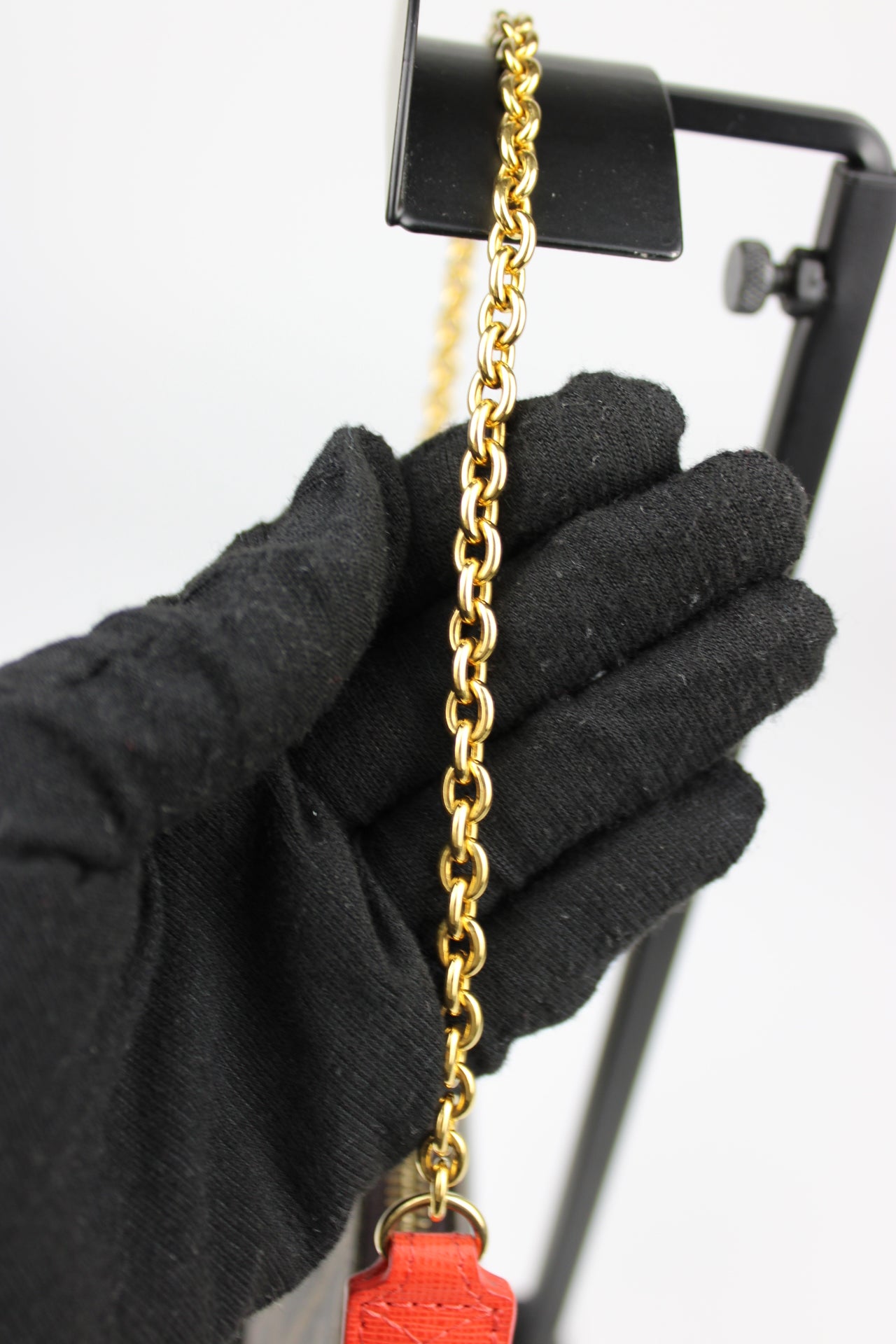 Fendi Zucca Chain Pochette Bag