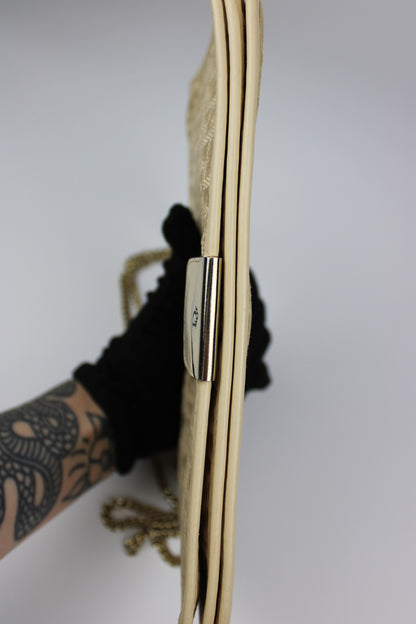 Pre-owned Dior Monogram Oblique Canvas Chain Strap Bag 1980s