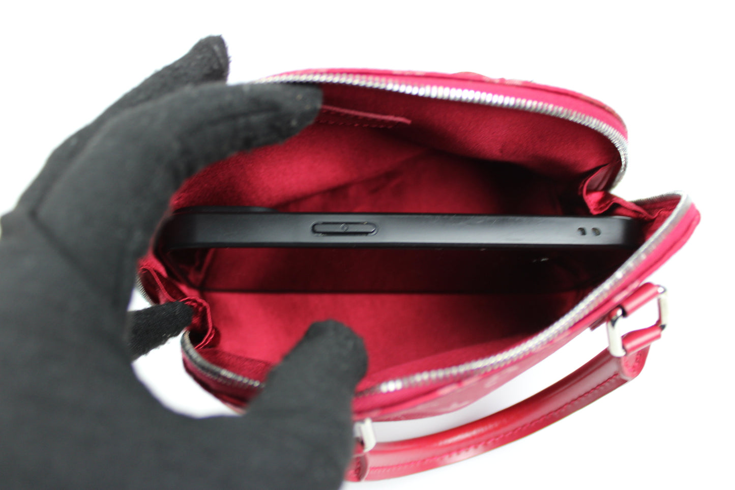 Louis Vuitton Satin Micro Alma Bag 2002