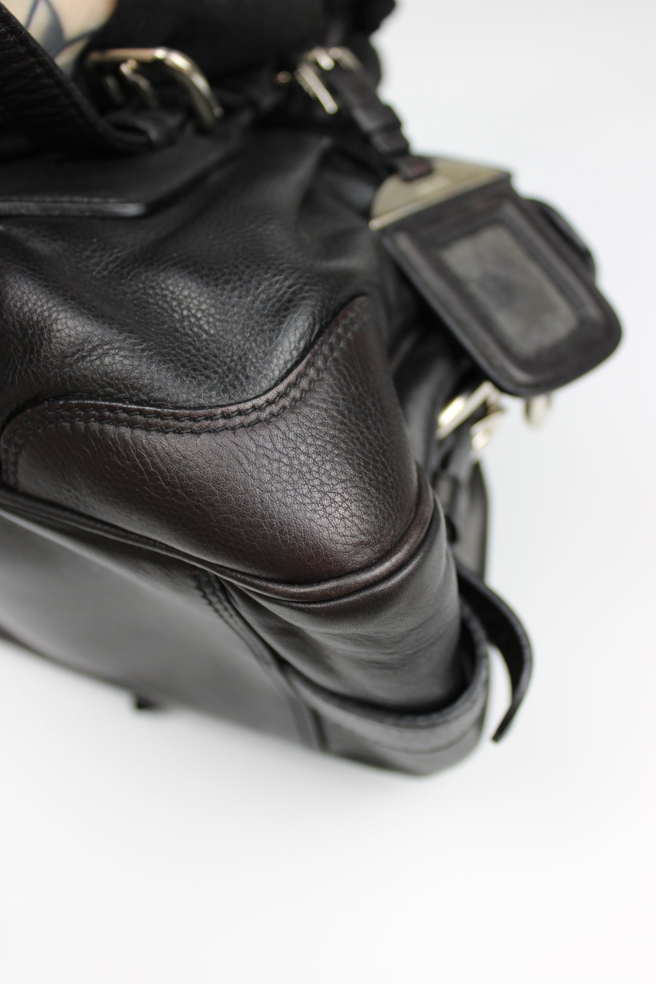 Prada Glacé Calf Leather 2-Way Bag