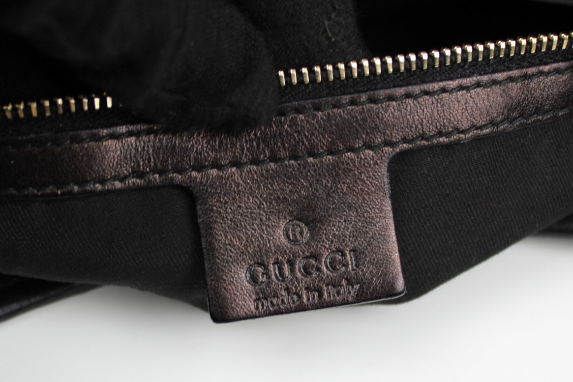 Gucci XL Jackie Leather Hobo Bag