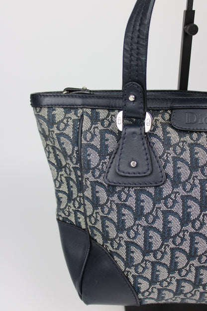 Pre-owned Dior Monogram Trotter Mini Tote Bag 2005
