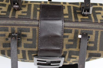 Fendi Zucca Box Baguette Bag