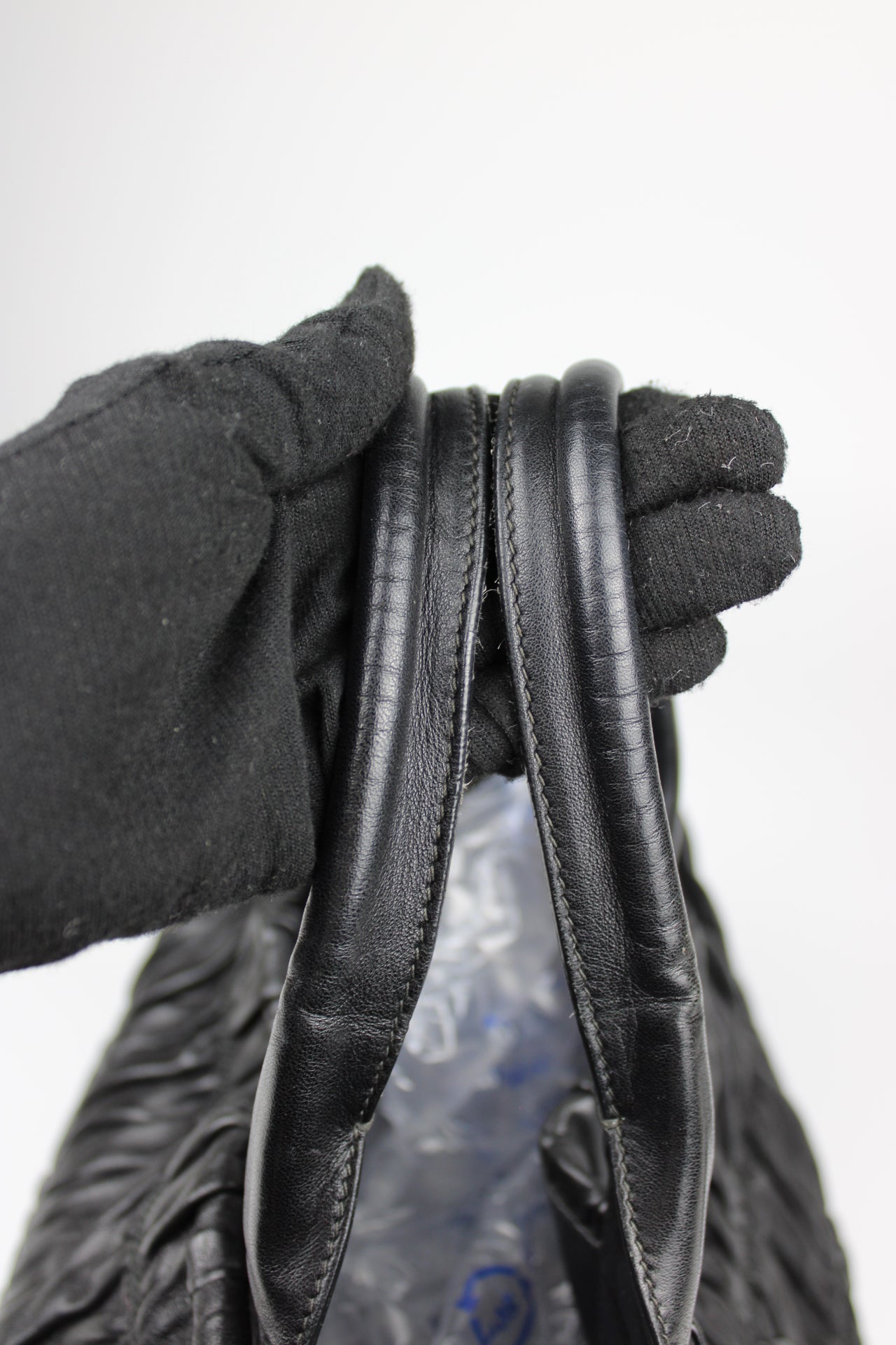 Prada Gaufre Nappa Leather Hobo Tote Bag
