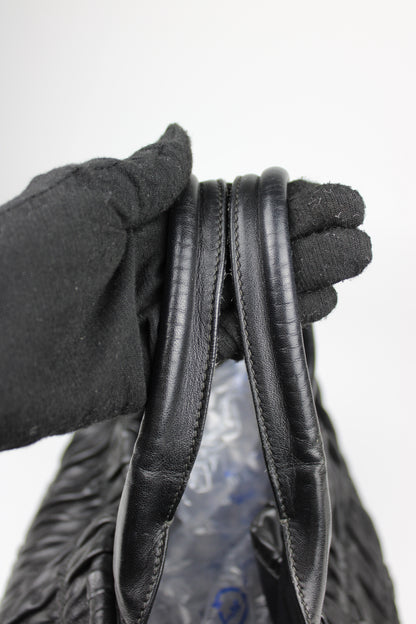 Prada Gaufre Nappa Leather Hobo Tote Bag