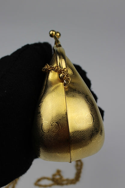 Gucci Monogram Shell Cross Body Micro Bag 1980s