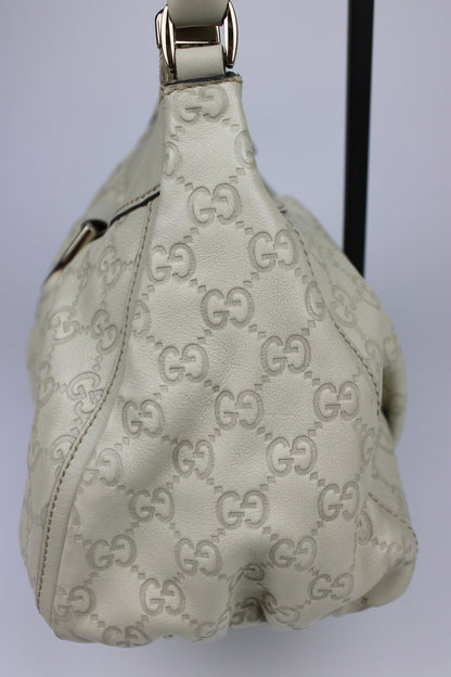 Gucci Monogram Abbey Leather Bag