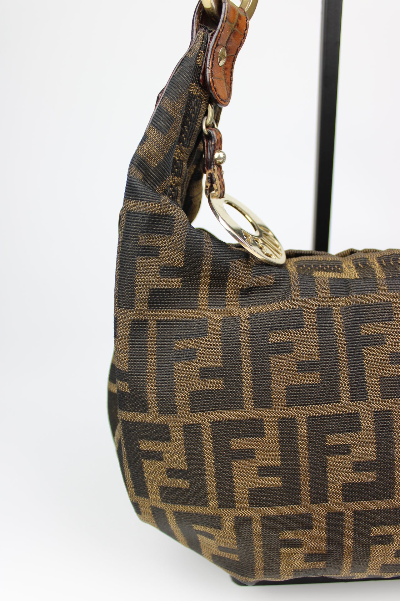 Fendi Zucca Chain Strap Bag