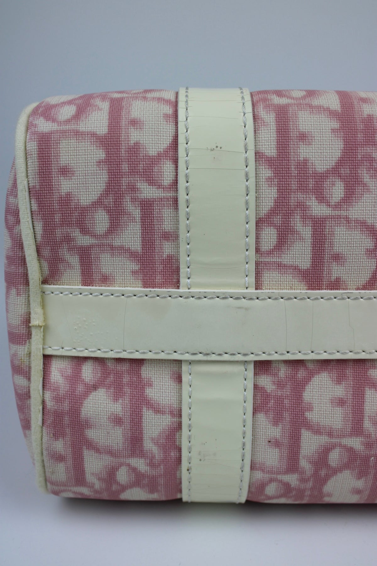 Pre-owned Dior Monogram Pink Mini Boston Bag 2004