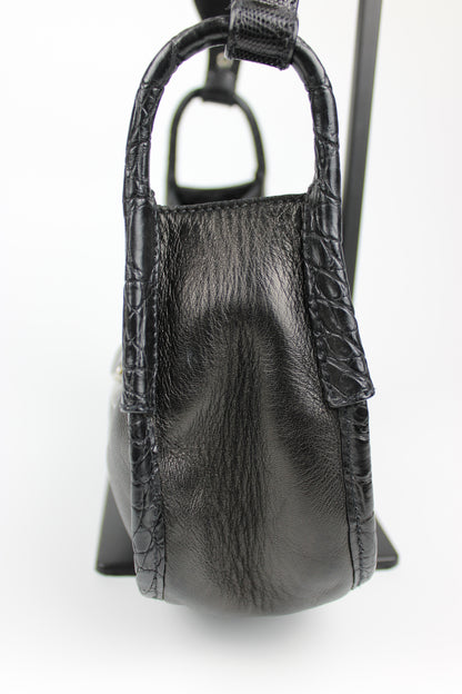 Prada Nappa Leather Beaded Shoulder Bag