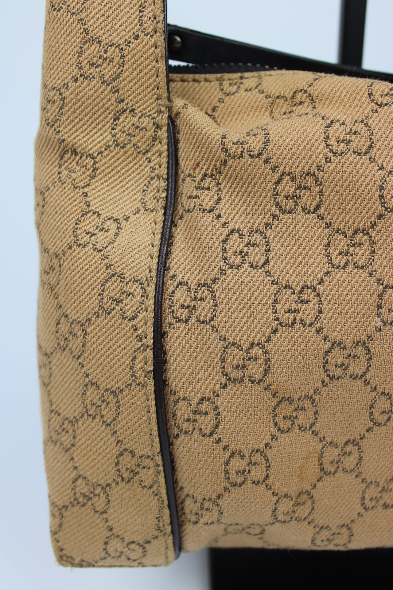 Gucci Monogram Denim Shoulder Bag