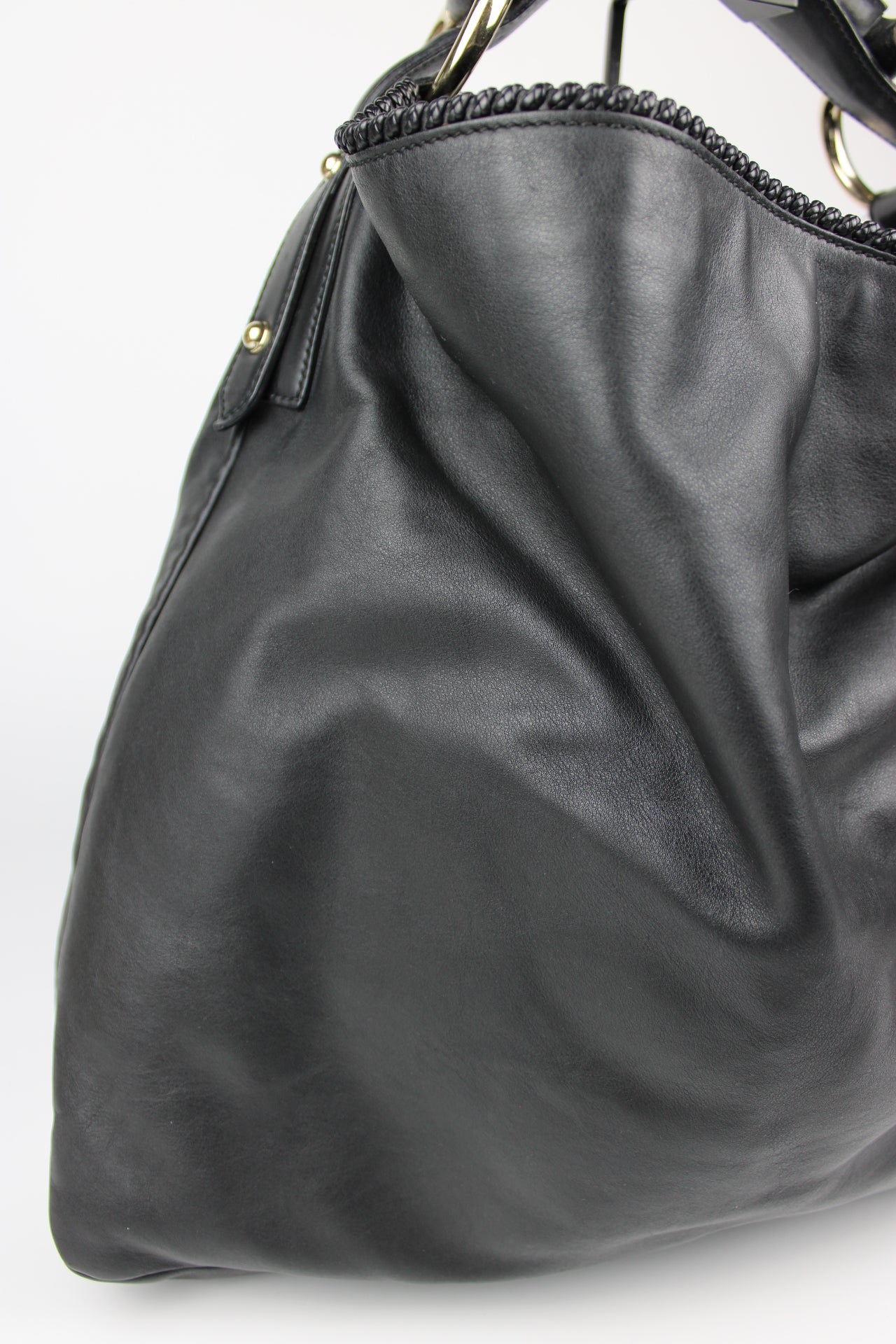 Gucci Horsebit Giant Hobo Leather Bag