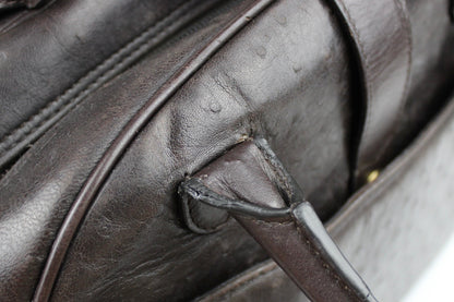 Dior Ostrich Leather Double Saddle Bag 2000