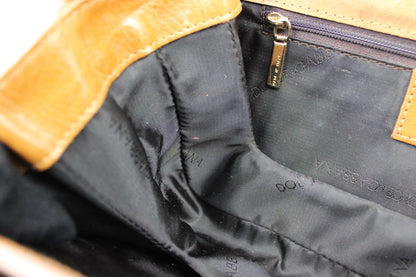 Dolce & Gabbana Leather Baguette Shoulder Bag