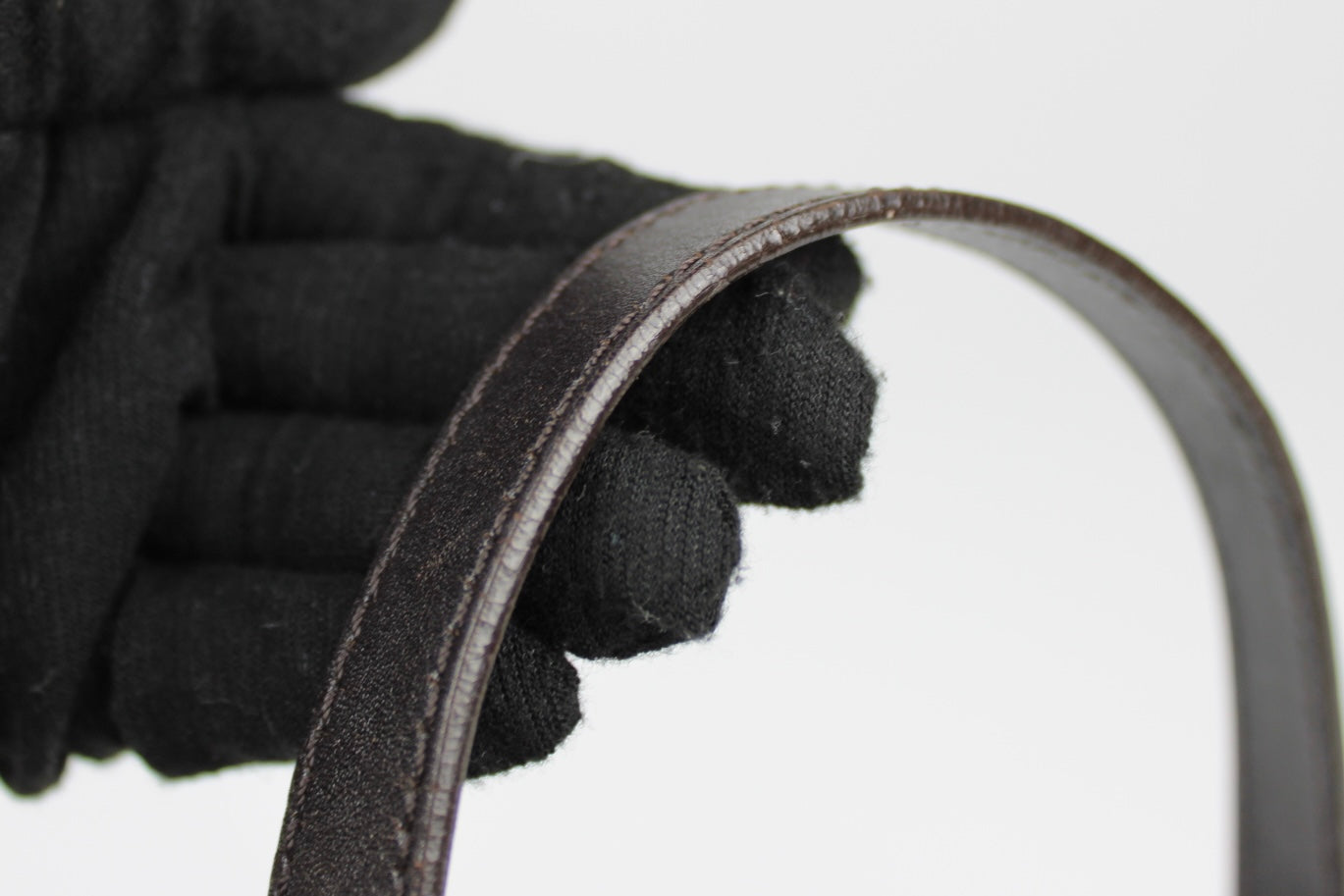 Fendi Zucchino Drawstring Baguette Bag