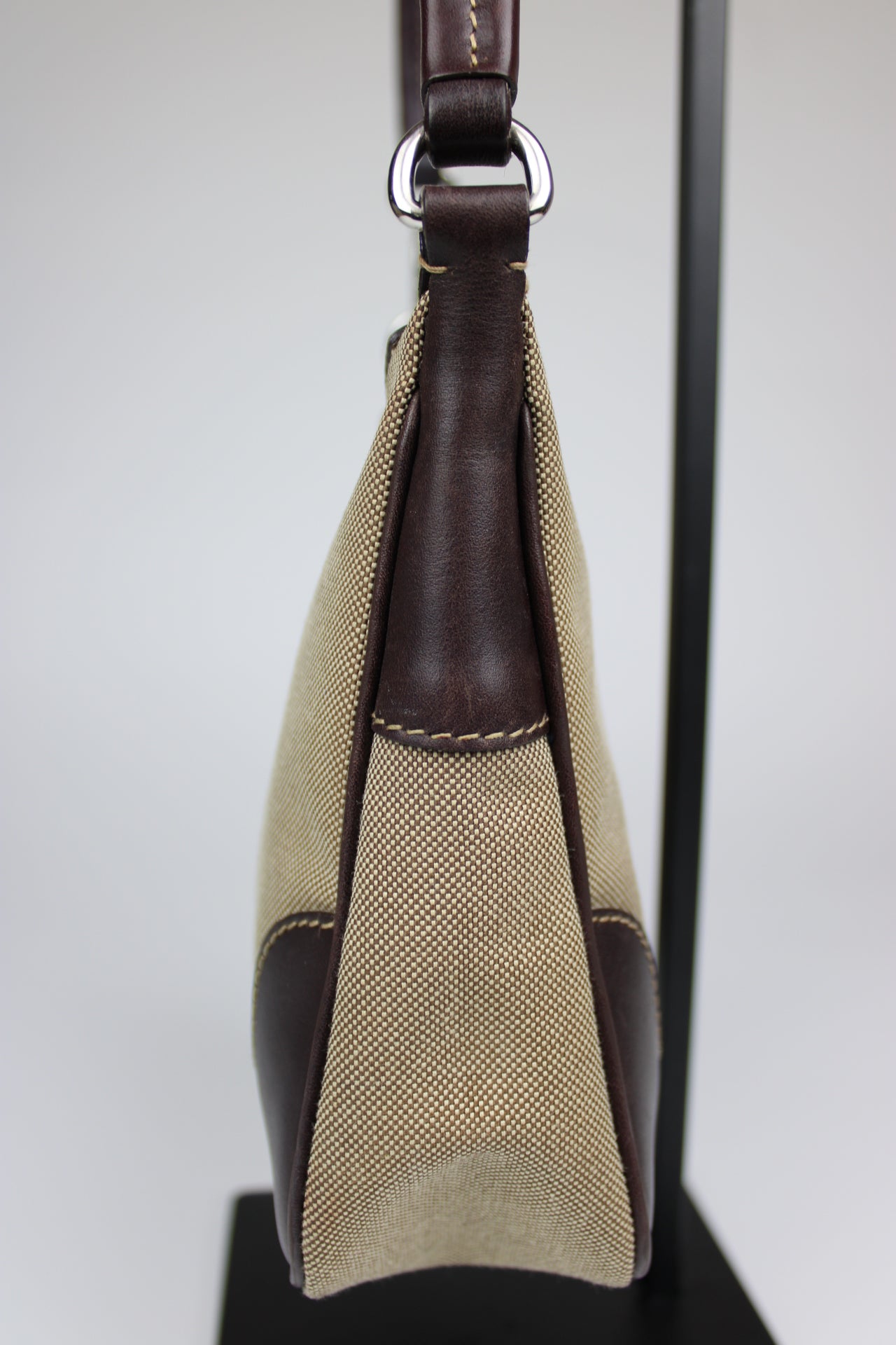 Prada Canvas Mini Hobo Bag