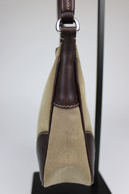 Prada Canvas Mini Hobo Bag