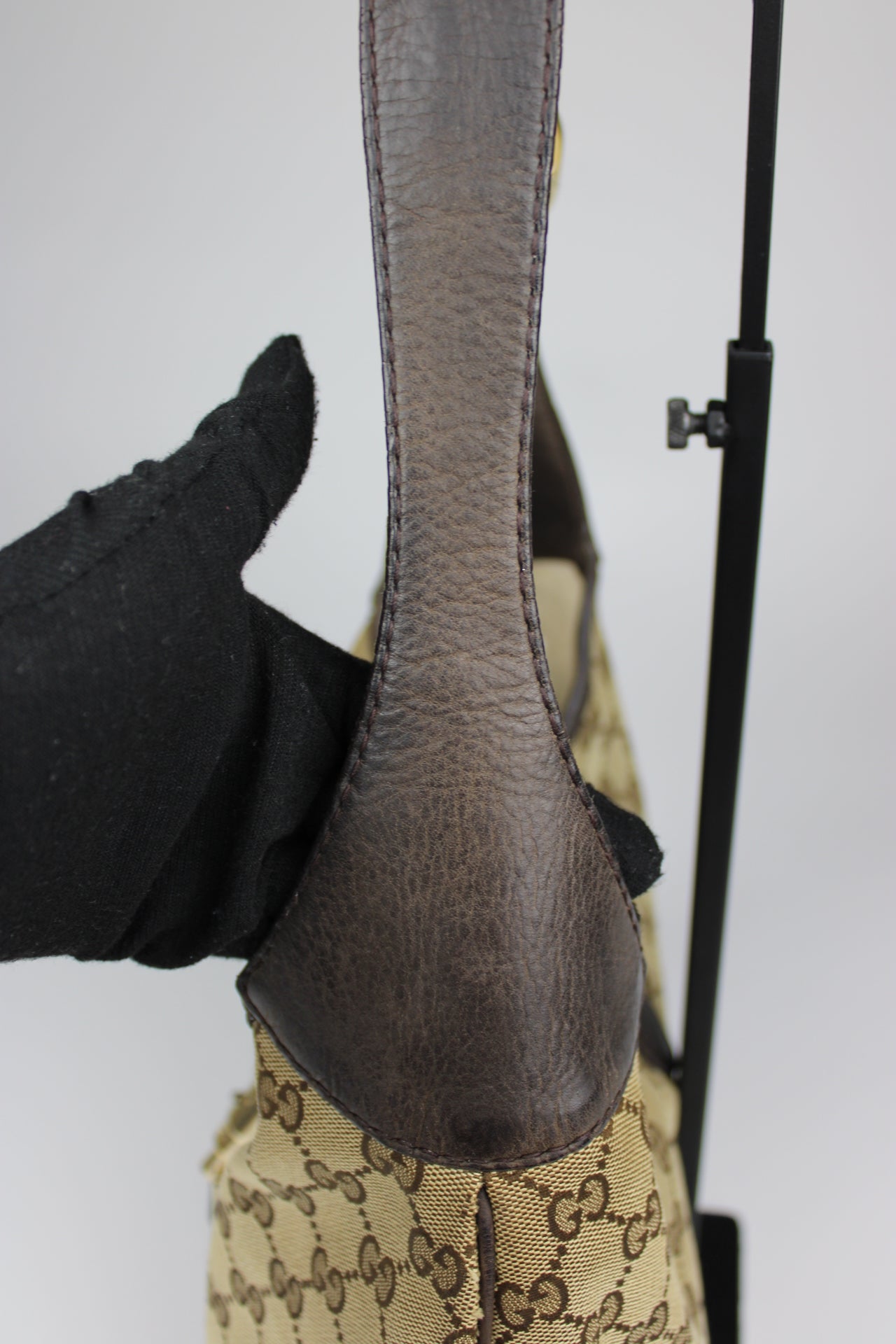 Gucci Monogram Hobo Jackie Bag