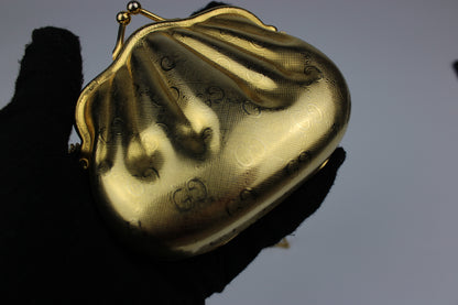 Gucci Monogram Shell Cross Body Micro Bag 1980s