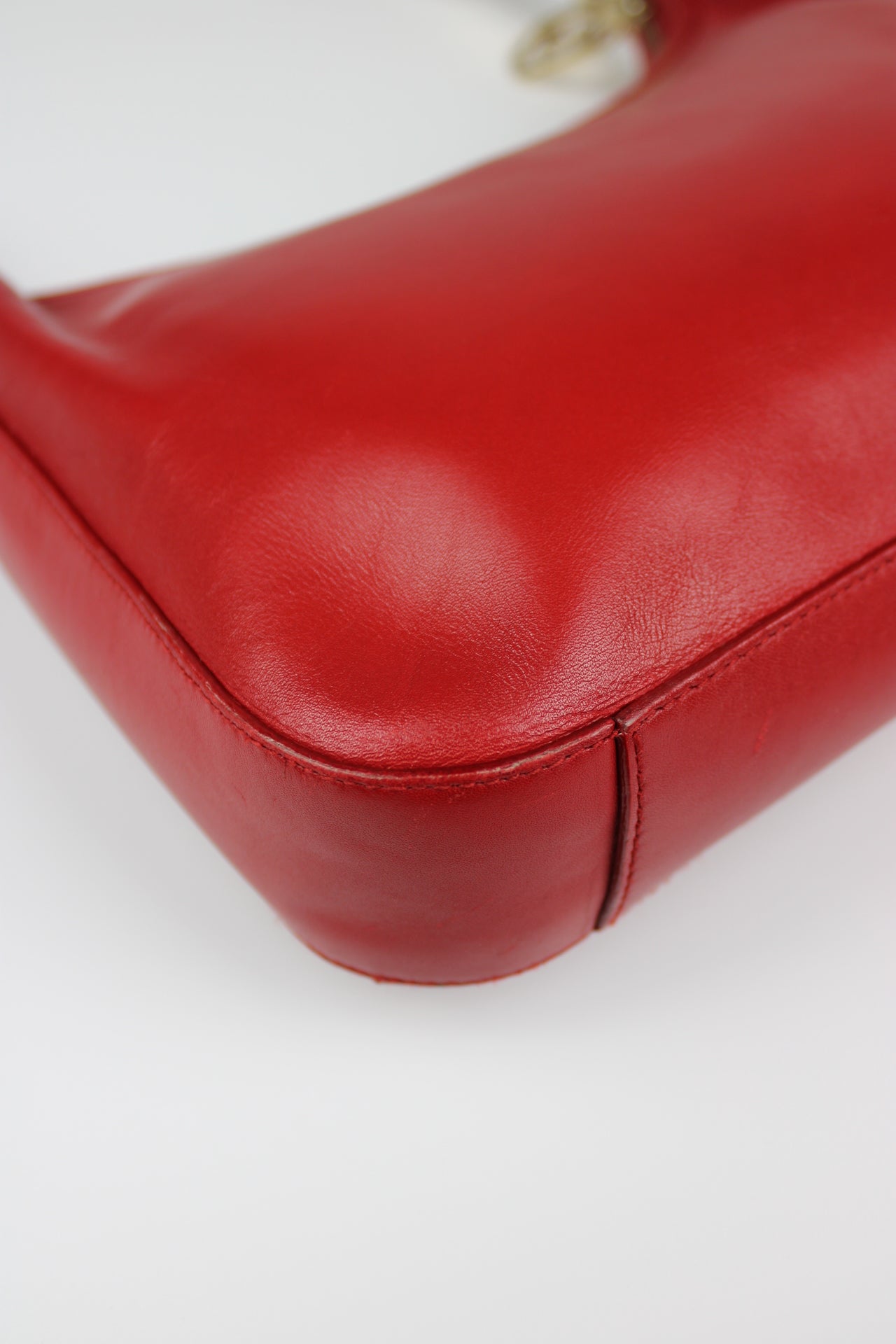 Gucci Leather Shoulder Bag 1990s