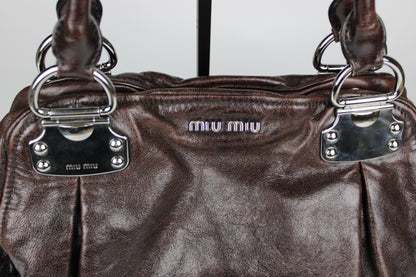 Miu Miu Vitello Hobo Bag