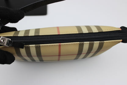 Pre-owned Burberry Nova Check Pochette Bag 2002