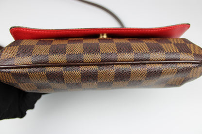Louis Vuitton Damier Ebene Musette Cross Body Bag 2006