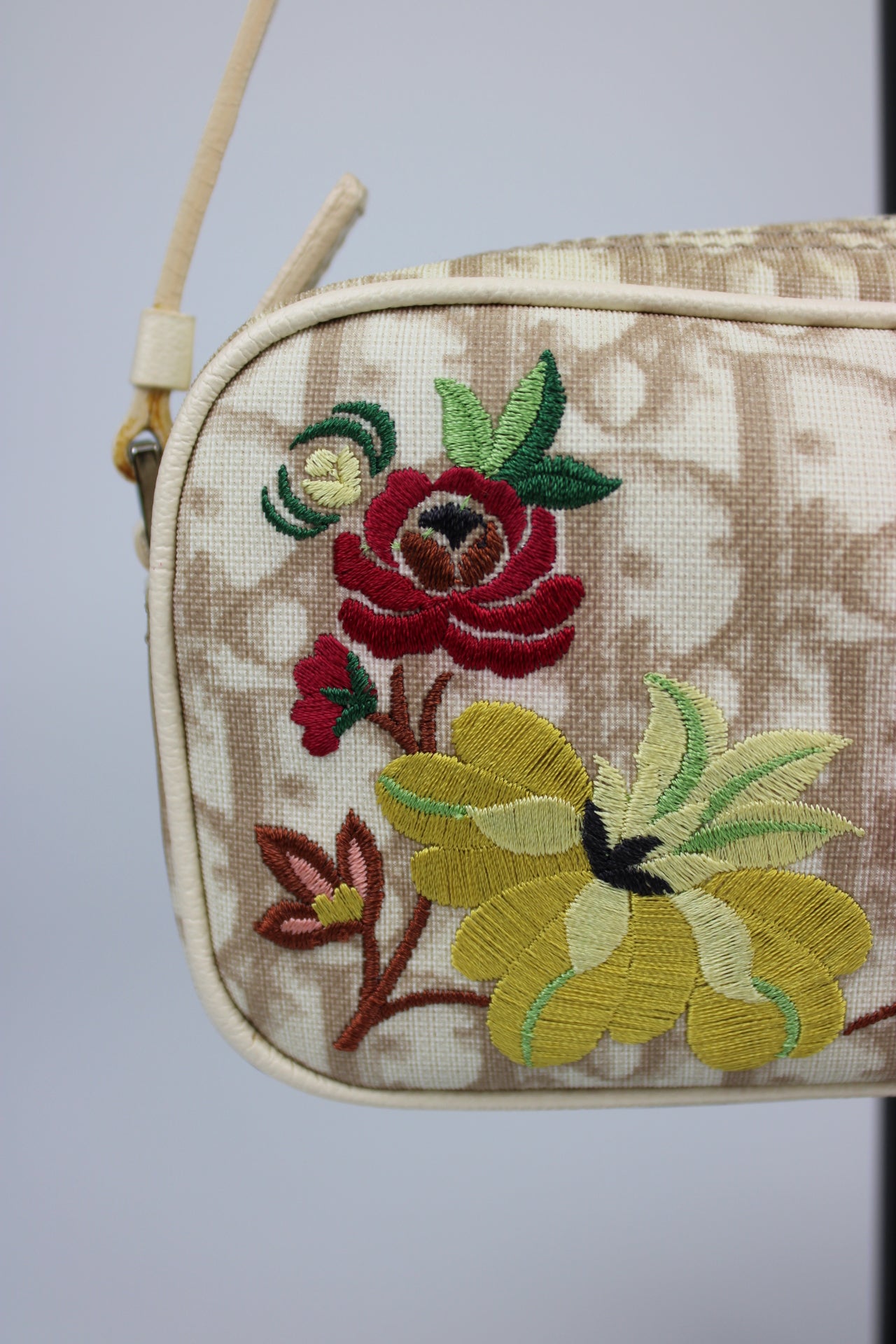 Dior Monogram Embroidered Pochette Bag 2005