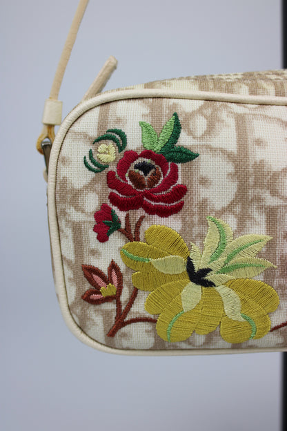 Dior Monogram Embroidered Pochette Bag 2005