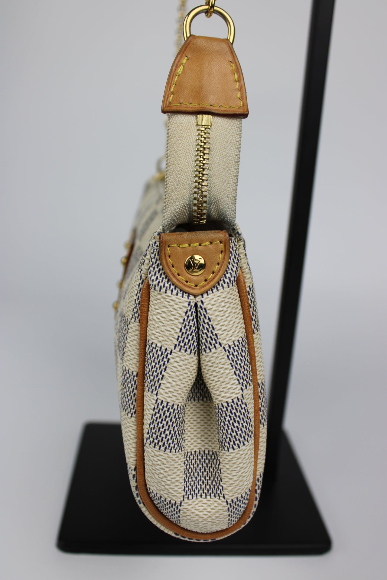 Louis Vuitton Damier Azur Eva Pochette Bag 2012