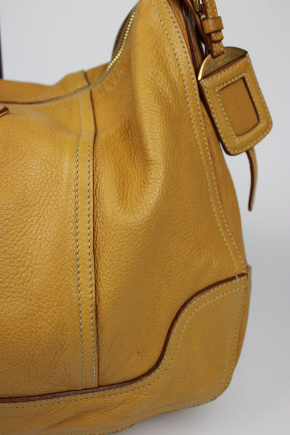 Prada Cervo Leather Hobo Bag